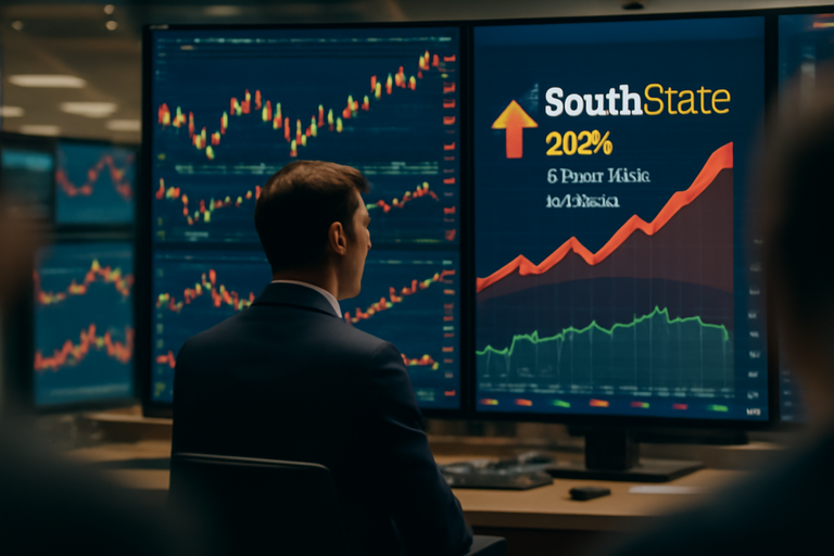 【即時新聞】SouthState(SSB)併購整合奏捷！2025年EPS大增30％，宣布擴大股票回購與加發股息