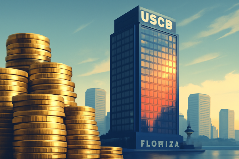 【即時新聞】USCB調升股息25%且營運EPS達0.44美元,強攻佛州存款市場目標一億美元