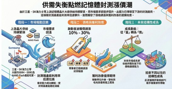 【產業戰報】這一檔不僅受惠記憶體浪潮，更轉型成為先進封裝的黑馬