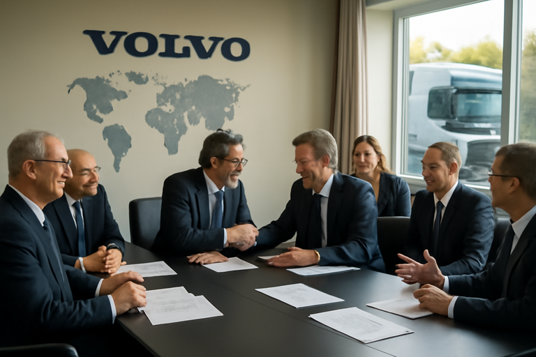 【即時新聞】AB Volvo(VLVLY)Q4營收雖減但獲利率攀升，擬配發高額現金股息