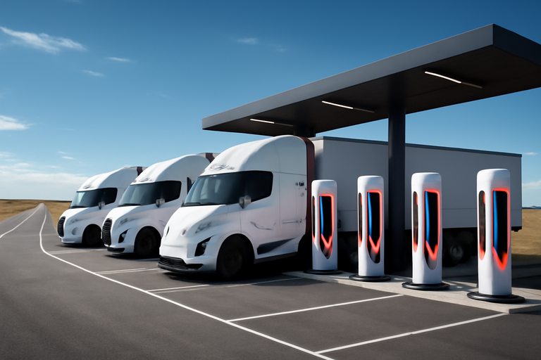 【即時新聞】Tesla(TSLA)聯手Pilot建置電動卡車充電站，鎖定全美五大州關鍵運輸路線