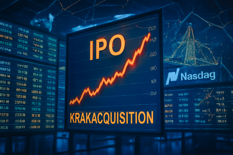 【即時新聞】Kraken關聯SPAC擴大IPO規模至3億美元並於那斯達克掛牌