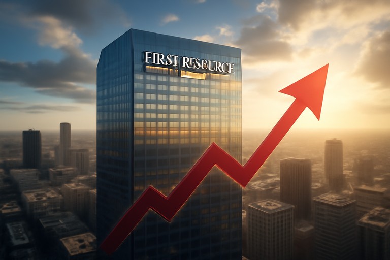【即時新聞】First Resource Bank 獲利大增逾五成，全年每股盈餘攀升至 2.72 美元