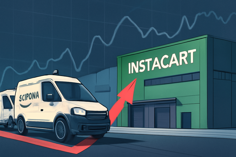 【即時新聞】亞馬遜強攻雜貨配送引發Instacart股價回調，摩根士丹利指錯殺浮現反彈契機