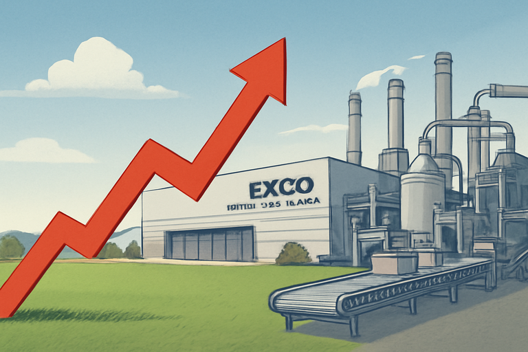 【即時新聞】Exco Technologies首季營收年增4.2%,每股盈餘達0.13加元