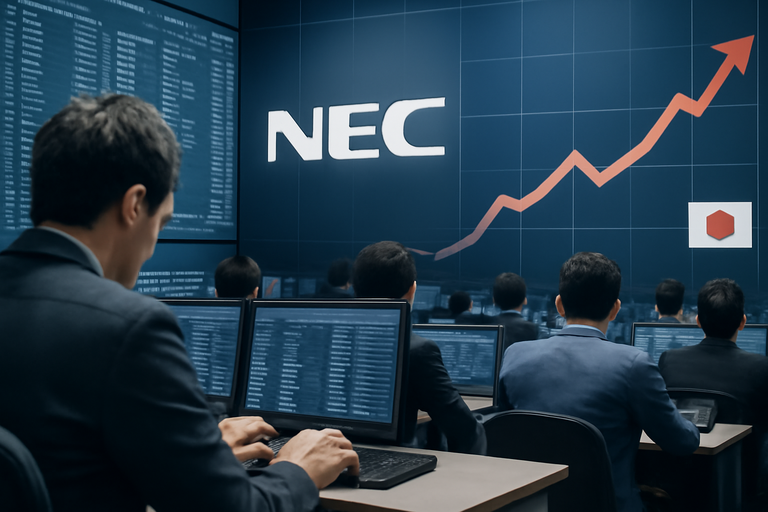 【即時新聞】NEC公布累計九個月營收達2.42兆日圓，年增4.4％穩健挹注每股盈餘