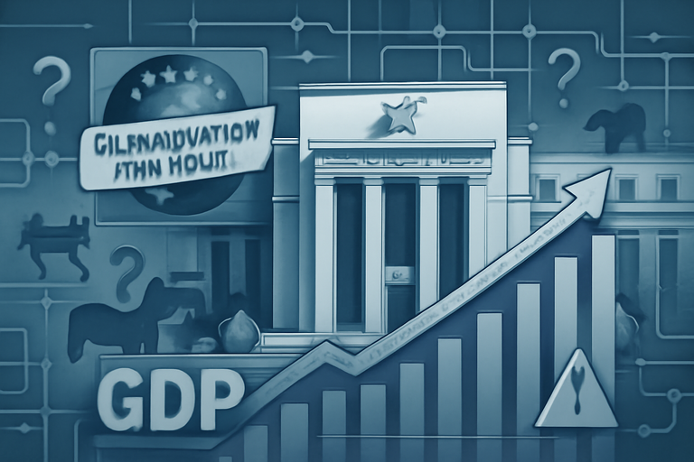 【美股動態】美國GDP增長預期穩定但風險偏向下行