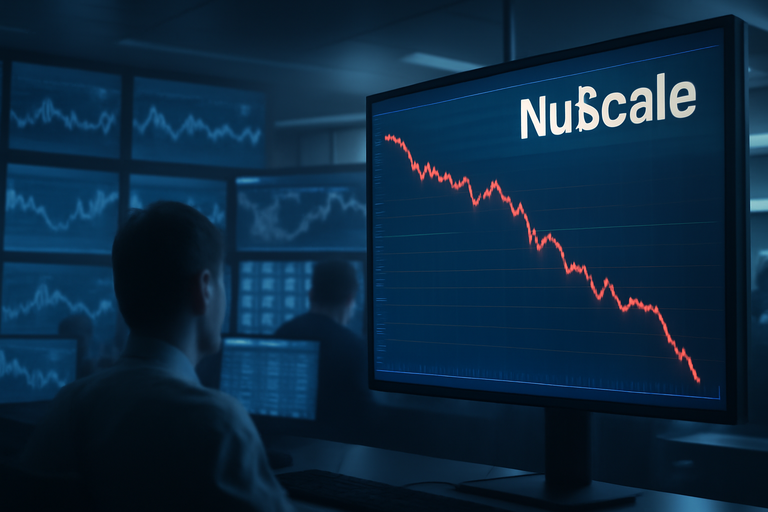 【即時新聞】NuScale重挫7.62％ 財報前夕爆量收黑