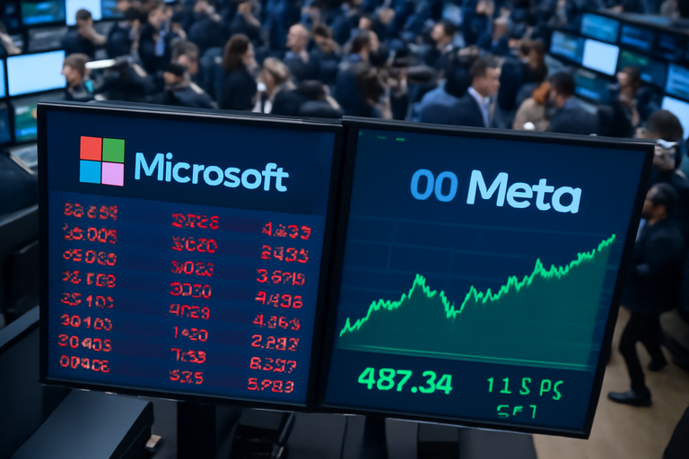 【即時新聞】美股週四劇烈震盪Microsoft財報不如預期重挫拖累那指