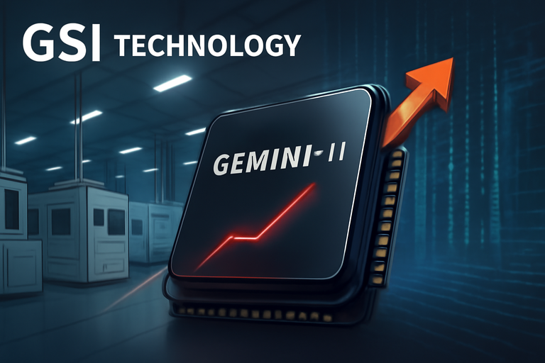 【即時新聞】GSI Technology看好Gemini-II國防應用，Q4營收目標上看650萬美元