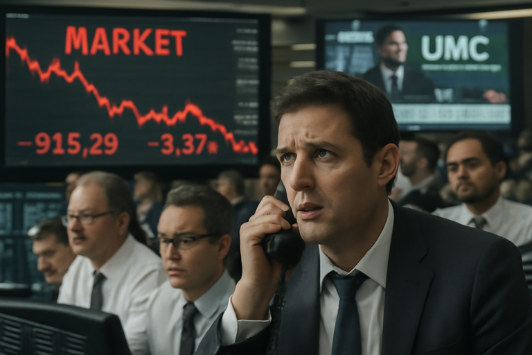 【即時新聞】今日聯電法說失靈暴跌逾8%爆量30萬張，外資多空論戰