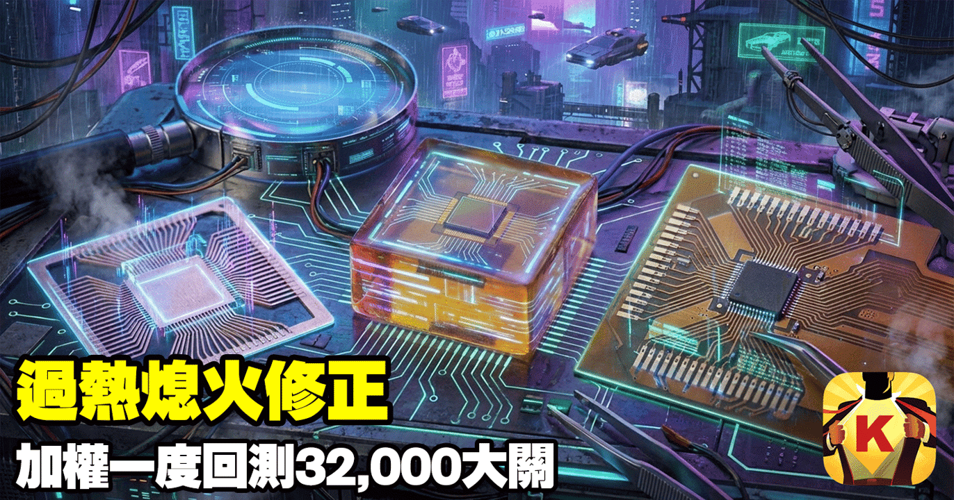 【台股盤後】過熱熄火修正,加權一度回測32,000大關