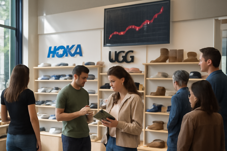 【即時新聞】旗下Hoka與Ugg品牌熱銷帶動Deckers股價飆漲16％打破市場質疑