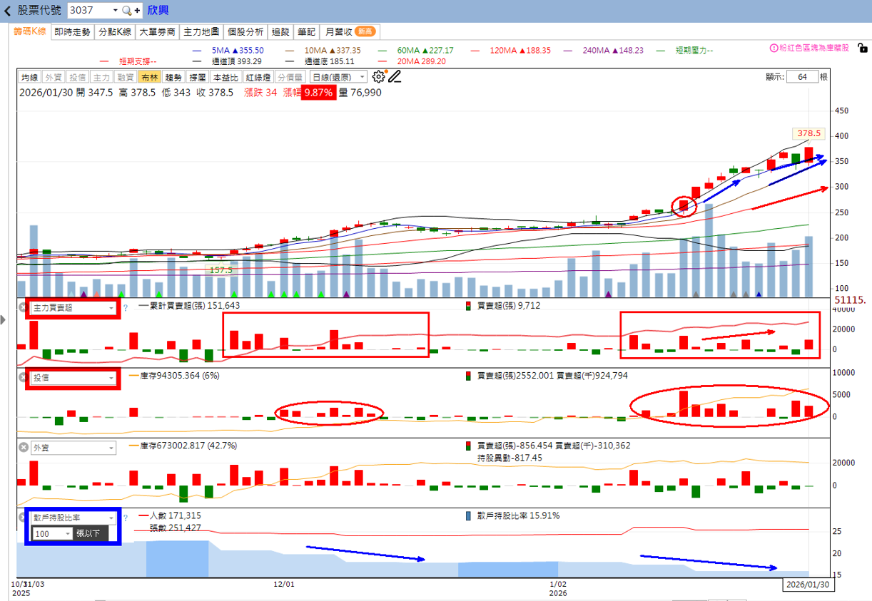 主力動向曝光🔥2/1趨勢解析:欣興、燿華、旺宏誰才是真正強者?