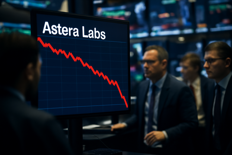 【即時新聞】Astera Labs收跌逾6% 選擇權市場多空對峙