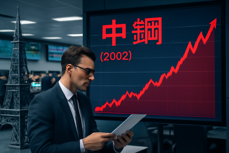 【即時新聞】中鋼股價逆勢創高，外資單日狂買3.9萬張