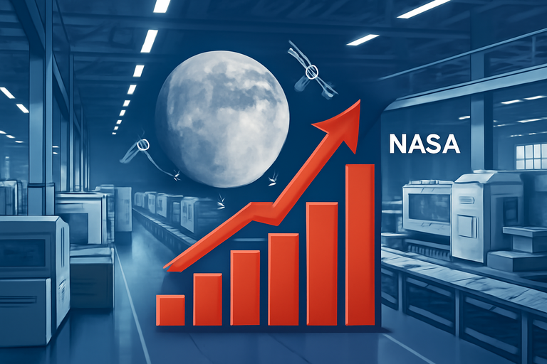 【即時新聞】全新(2455)受惠NASA繞月任務，12月營收年增28.28％表現亮眼