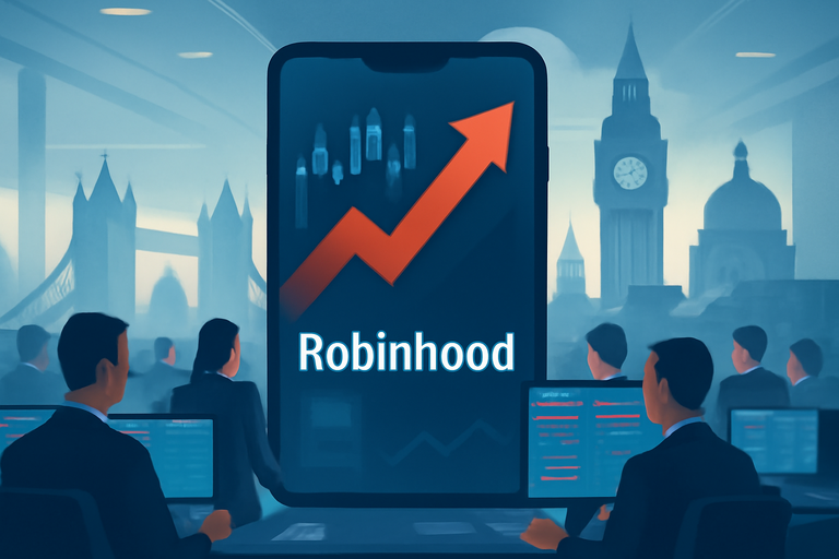 【即時新聞】Robinhood進軍英國搶攻兆元商機，瑞穗證券看好海外擴張潛力但股價仍重挫