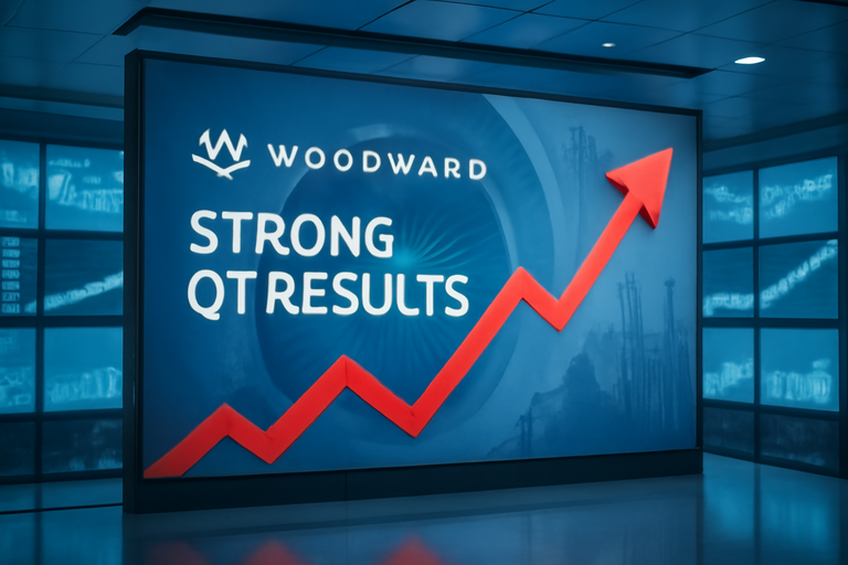 【即時新聞】Woodward第一季財報驚艷且營收獲利雙超預期，盤後股價飆漲15％