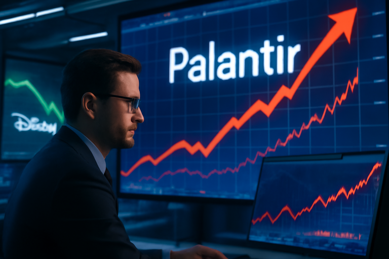【即時新聞】迪士尼財報後股價重挫逾4%,Palantir財報前獲分析師升評逆勢上漲