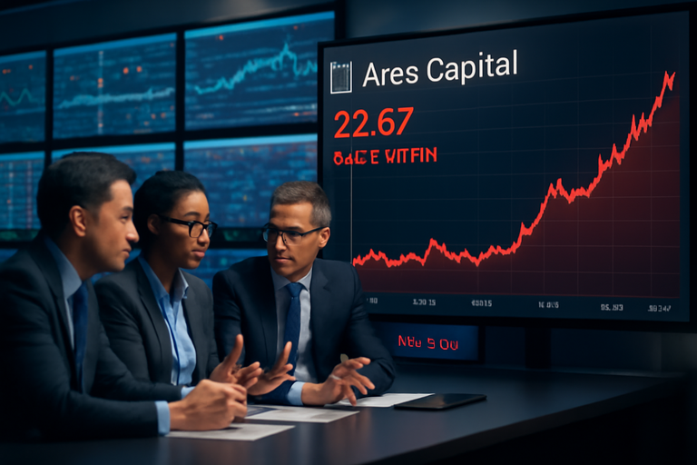 【即時新聞】股價連跌八日創近期新低，Ares Capital(ARCC)獲華爾街維持買進評級
