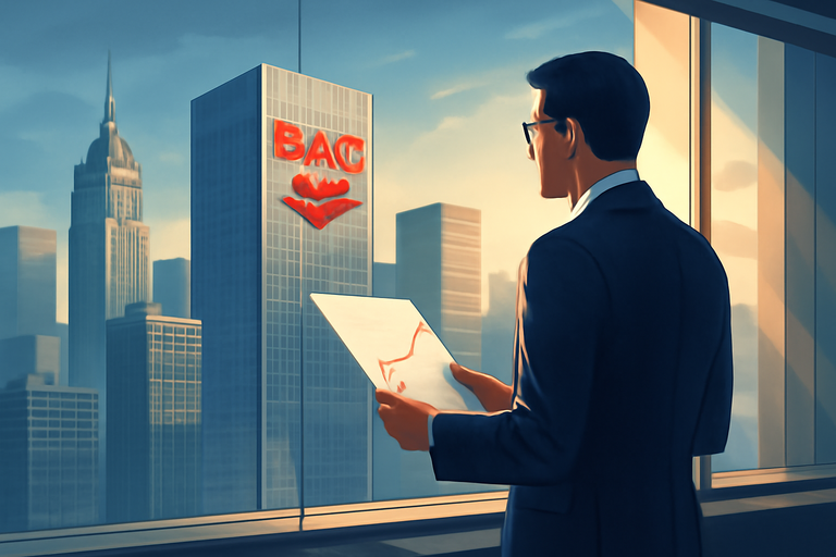 【即時新聞】美國銀行(BAC)公告配發0.28美元季度股息，年化殖利率逾2％除息日訂於3月