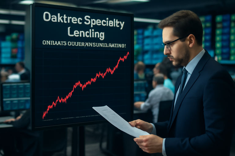 【即時新聞】Oaktree Specialty Lending(OCSL)配發0.4美元股息,殖利率飆破13%