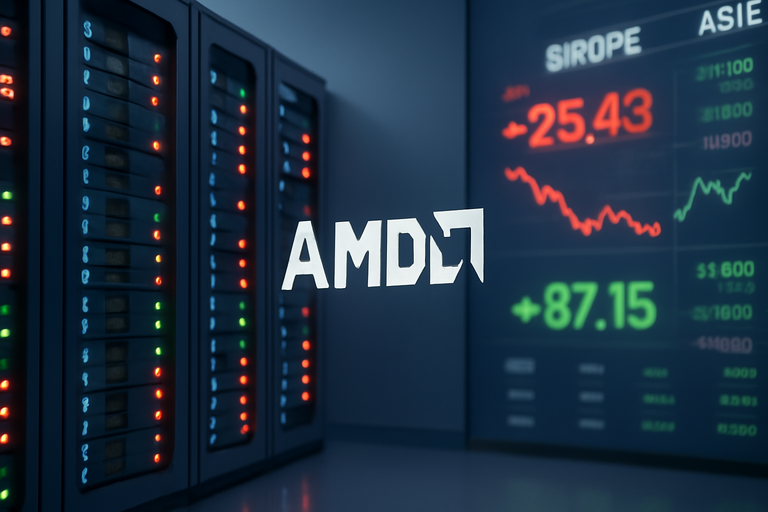 【即時新聞】AMD財測疲軟衝擊股價！法蘭克福盤前重挫逾6％引發AI競爭疑慮