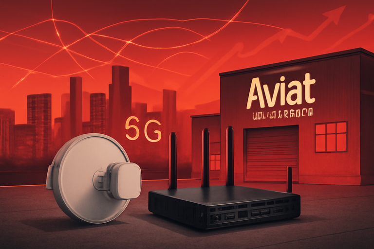 【即時新聞】Aviat Networks(AVNW)創十年最佳接單紀錄,搶攻16億美元5G路由器商機