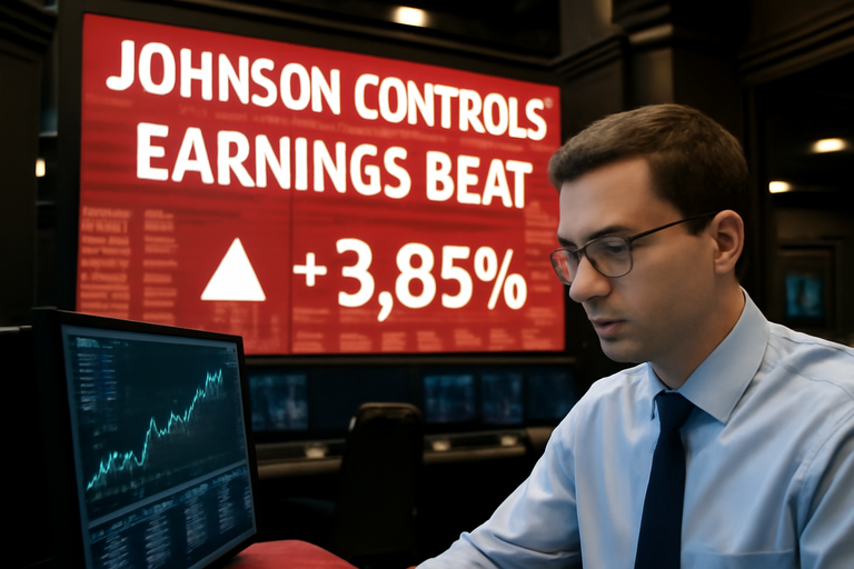 【即時新聞】Johnson Controls(JCI)首季財報獲利超預期，訂單大增推升全年展望