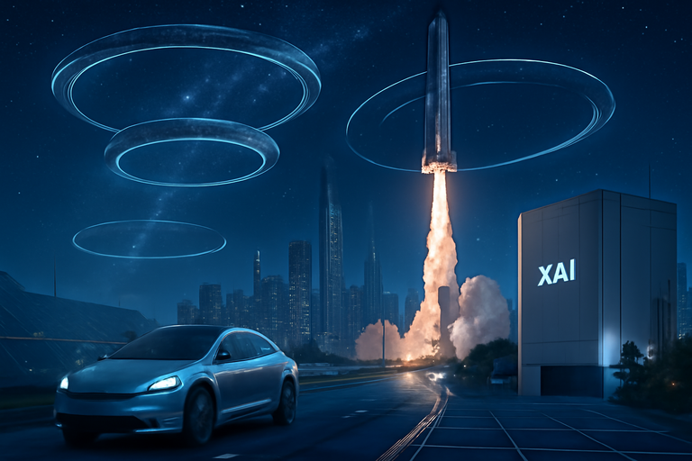 【美股動態】特斯拉若併入太空AI帝國估值想像啟動