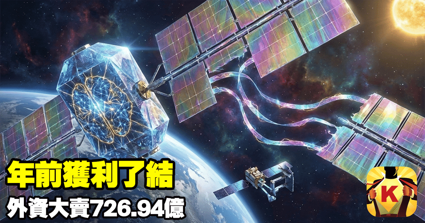【台股盤後】年前獲利了結,外資大賣726.94億