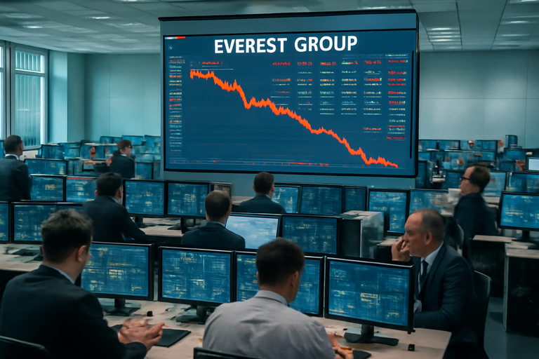 【即時新聞】再保險巨頭Everest Group第四季財報不如預期，營收年減4.6％引發股價回跌