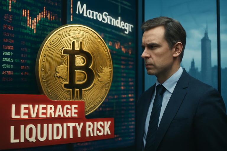 【美股動態】微策比特幣槓桿承壓，流動性風險升溫