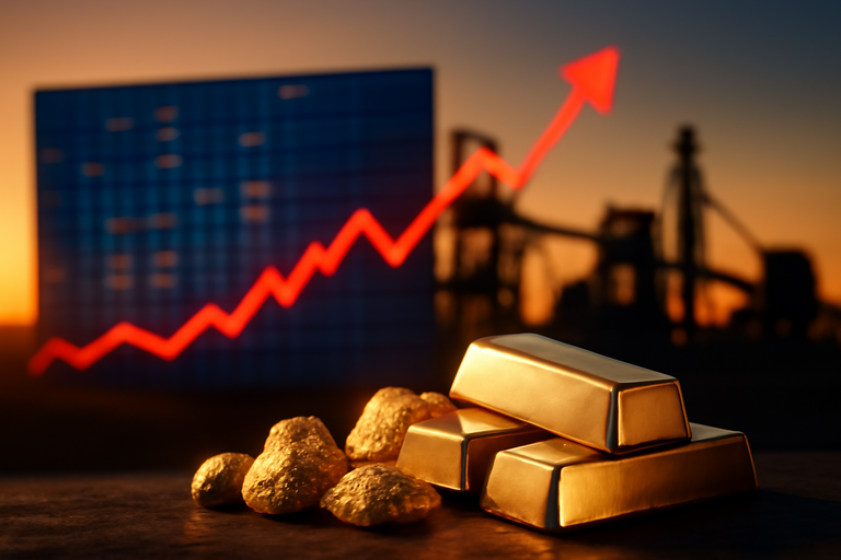 【即時新聞】金價狂飆助攻!Gold Fields 預期2025獲利翻倍成長,股價單日大漲逾7%