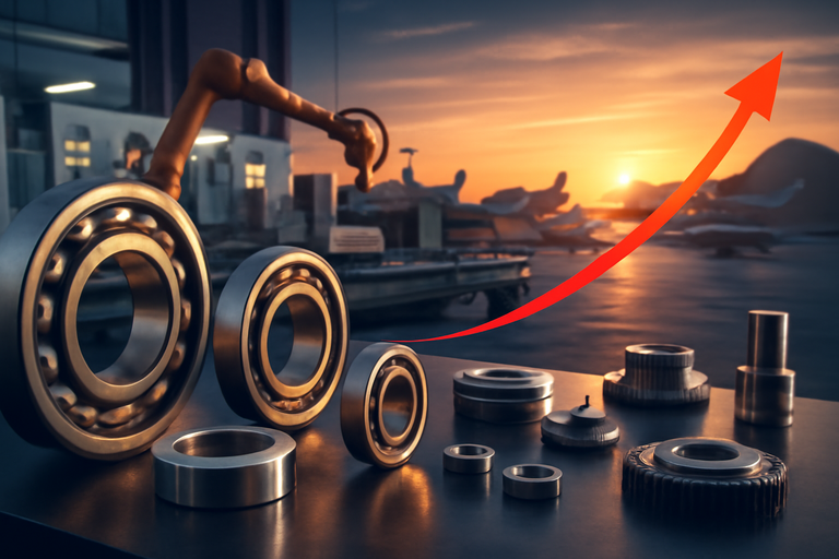 【即時新聞】RBC Bearings(RBC) Q3 營收激增 17％，積壓訂單衝破 20 億美元！國防與航太需求強勁，股價大漲逾 4％