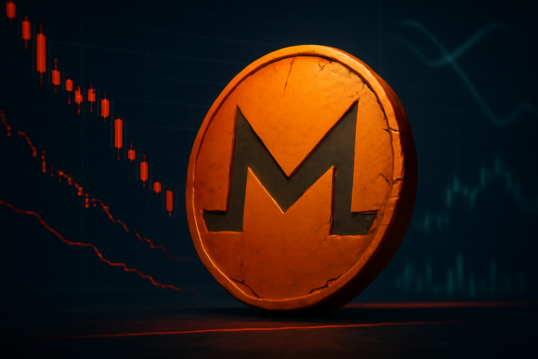 【即時新聞】Monero(XMR)一個月暴跌60%恐現死亡交叉,技術指標背離暗示止穩契機