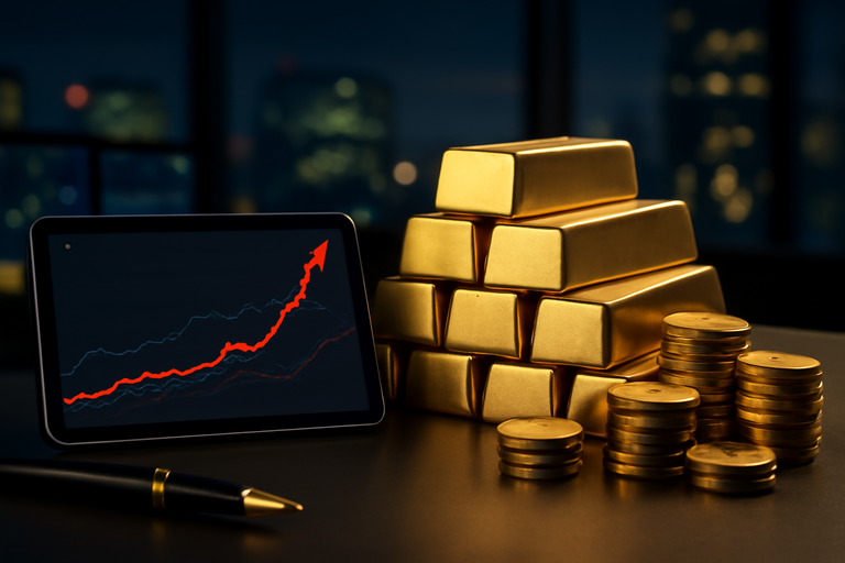 【即時新聞】金價狂飆創新高帶動ETF大漲，IAU與SGDM績效與風險完整解析