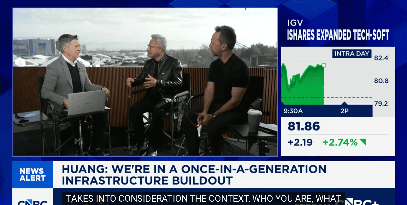 【匯金油整理】黃仁勳:AI基礎建設仍需七、八年