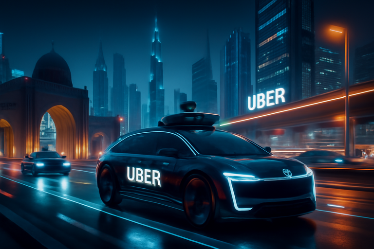 【美股動態】Uber中東部署1200輛Robotaxi，無人車獲利想像升溫