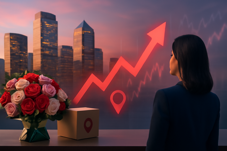 【即時新聞】Instacart聯手1-800-Flowers搶攻情人節商機,全美花卉配送服務正式上線