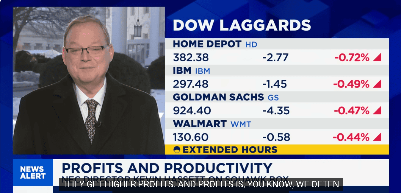 【匯金油整理】哈塞特：「就業成長應較小，不必驚慌。」