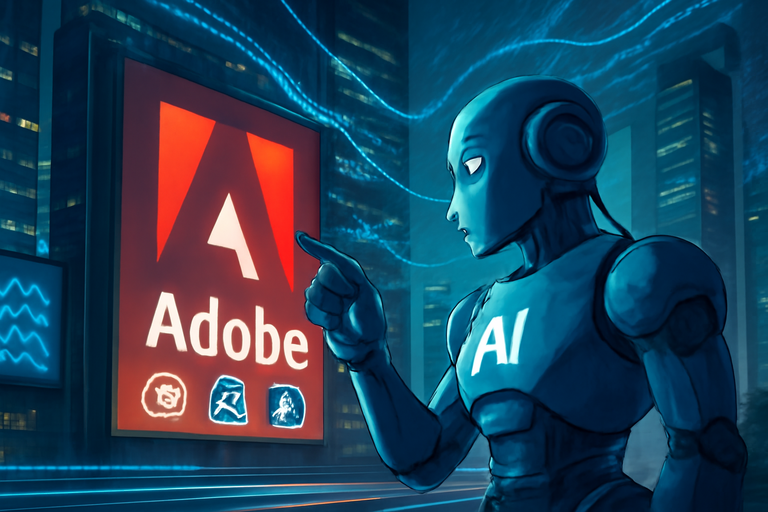 【美股動態】Adobe股價受AI衝擊恐持續回跌