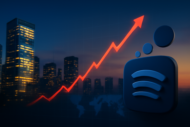 【即時新聞】Spotify獲利翻倍且用戶數激增帶動股價盤後飆漲14％