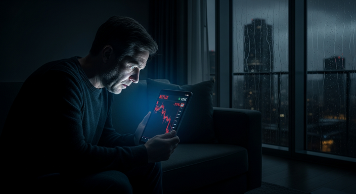 【即時新聞】Netflix股價量縮跳水3.15％