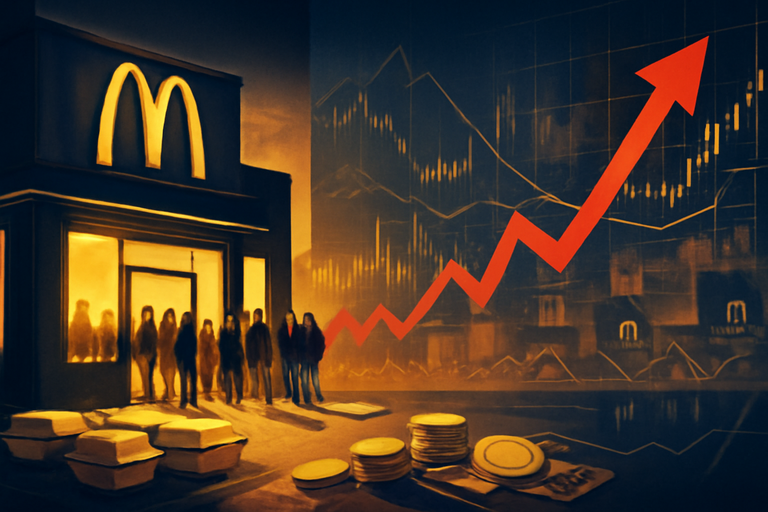 【即時新聞】麥當勞第四季營收反彈近一成帶動股價上攻，擴店與超值策略成財報亮點