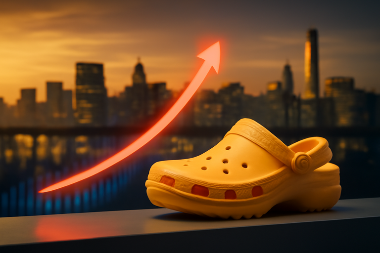 【即時新聞】假日購物季買氣旺盛帶動Crocs財測優預期股價飆漲創波段新高
