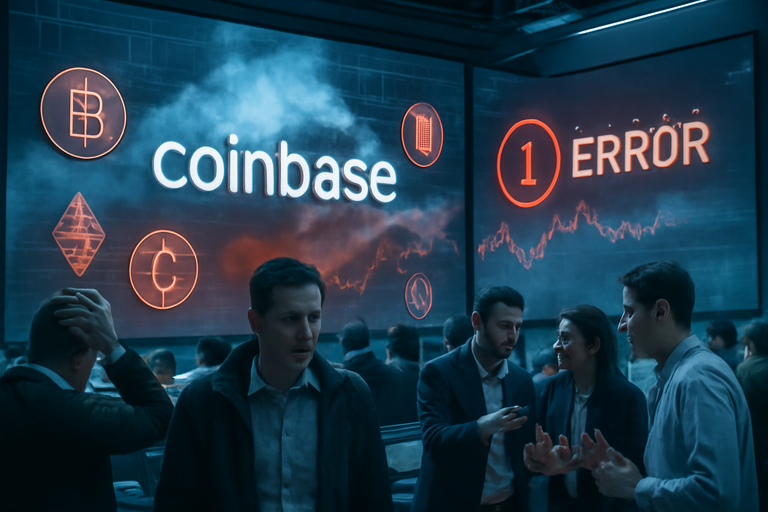 【美股動態】Coinbase交易中斷引發投資人信心危機