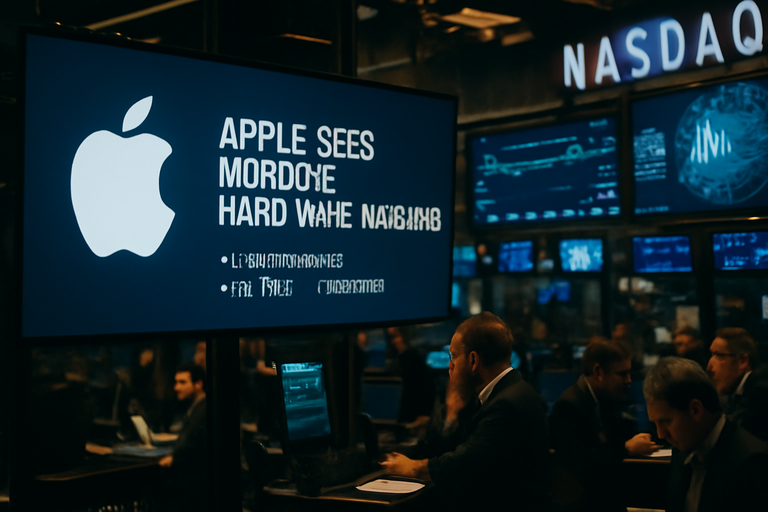 【美股動態】蘋果記憶體漲價陰霾引爆拋售