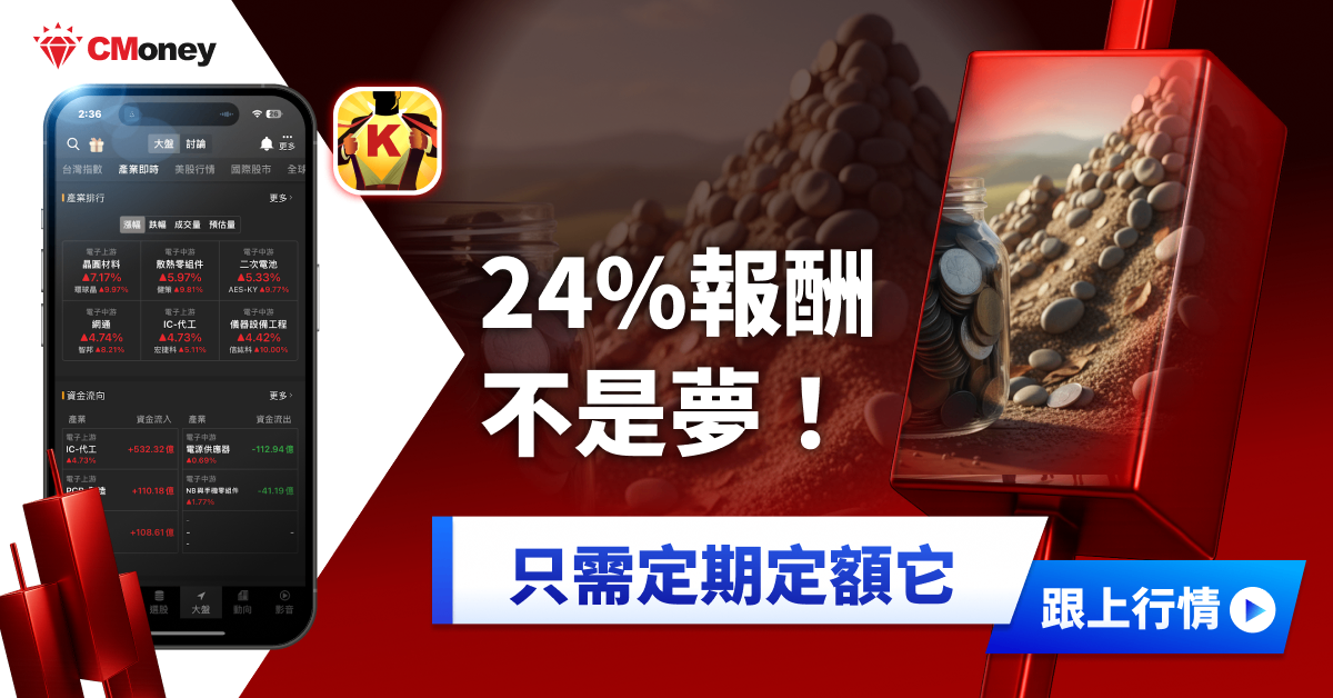 【新手必看】打造24.2%報酬不是夢!只需每月定期定額「它」